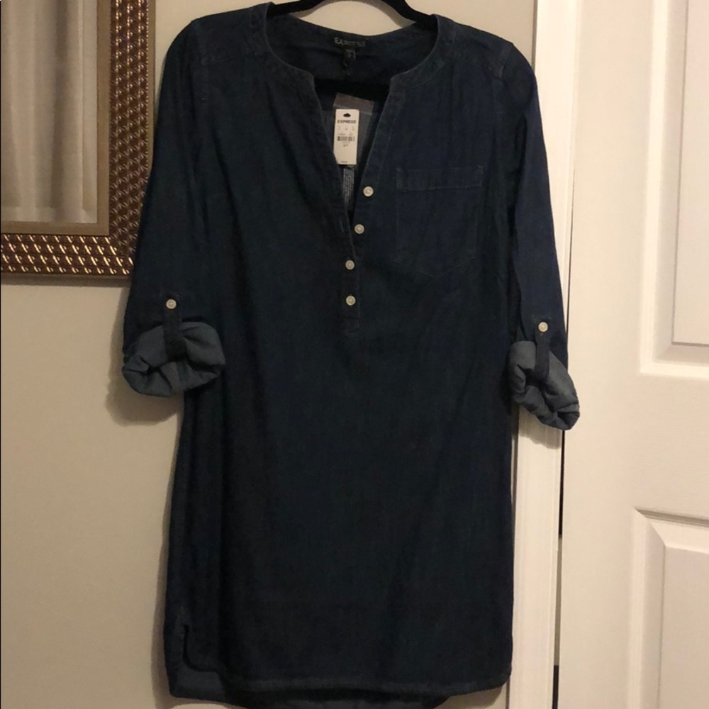 Express jean dress